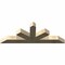 Ekena Millwork Saratoga Rough Sawn Timber Gable Bracket, Douglas Fir, 72"W x 27"H x 6"D x 6"F, 9/12 Pitch GBW072X27X0606SAR00RDF - alternate 4